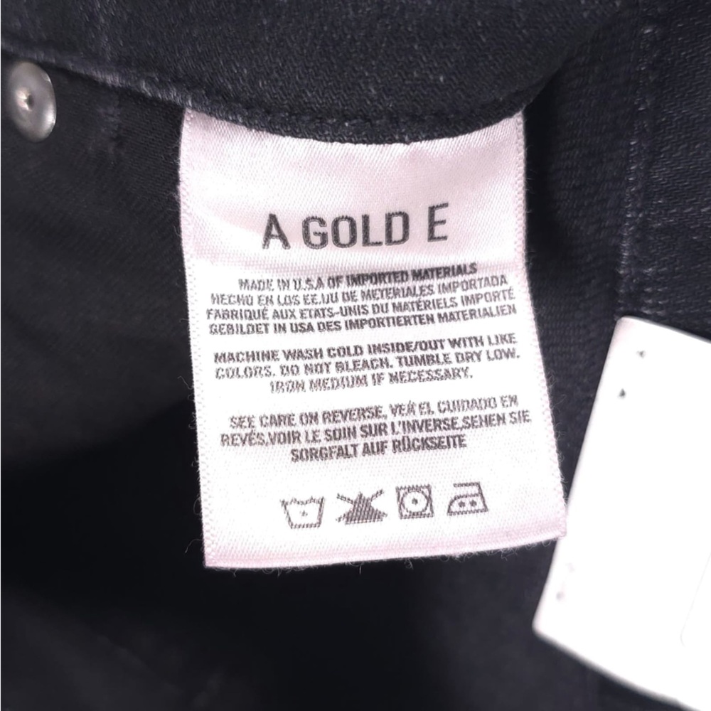 NWT AGOLDE USA🇺🇸MADE‎ CHLOE Low Rise Slim LIVERPOOL Jeans A001-2029 Size 25 - Picture 16 of 16